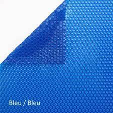 Bâche à bulles bleue/bleue 500 microns